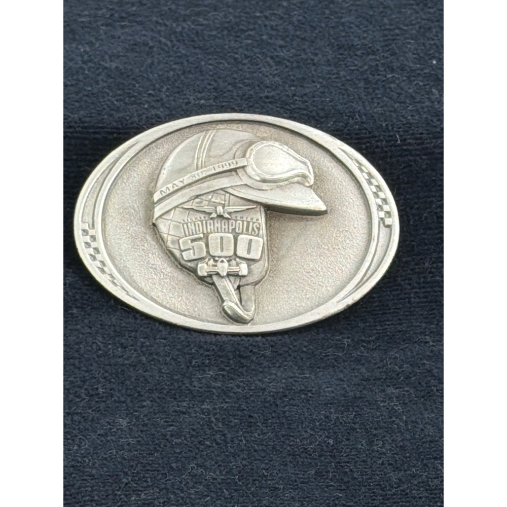 1999 Indy 500 Limited Edition‎ Belt Buckle 226/500 Pewter Vintage Helmet Goggles